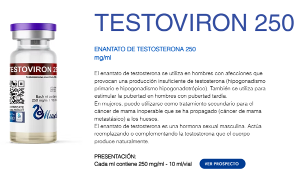 Testosterona Enantato 250mg/10ml