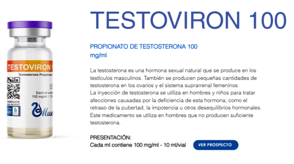 Testosterona Propionato 100mg/10ml